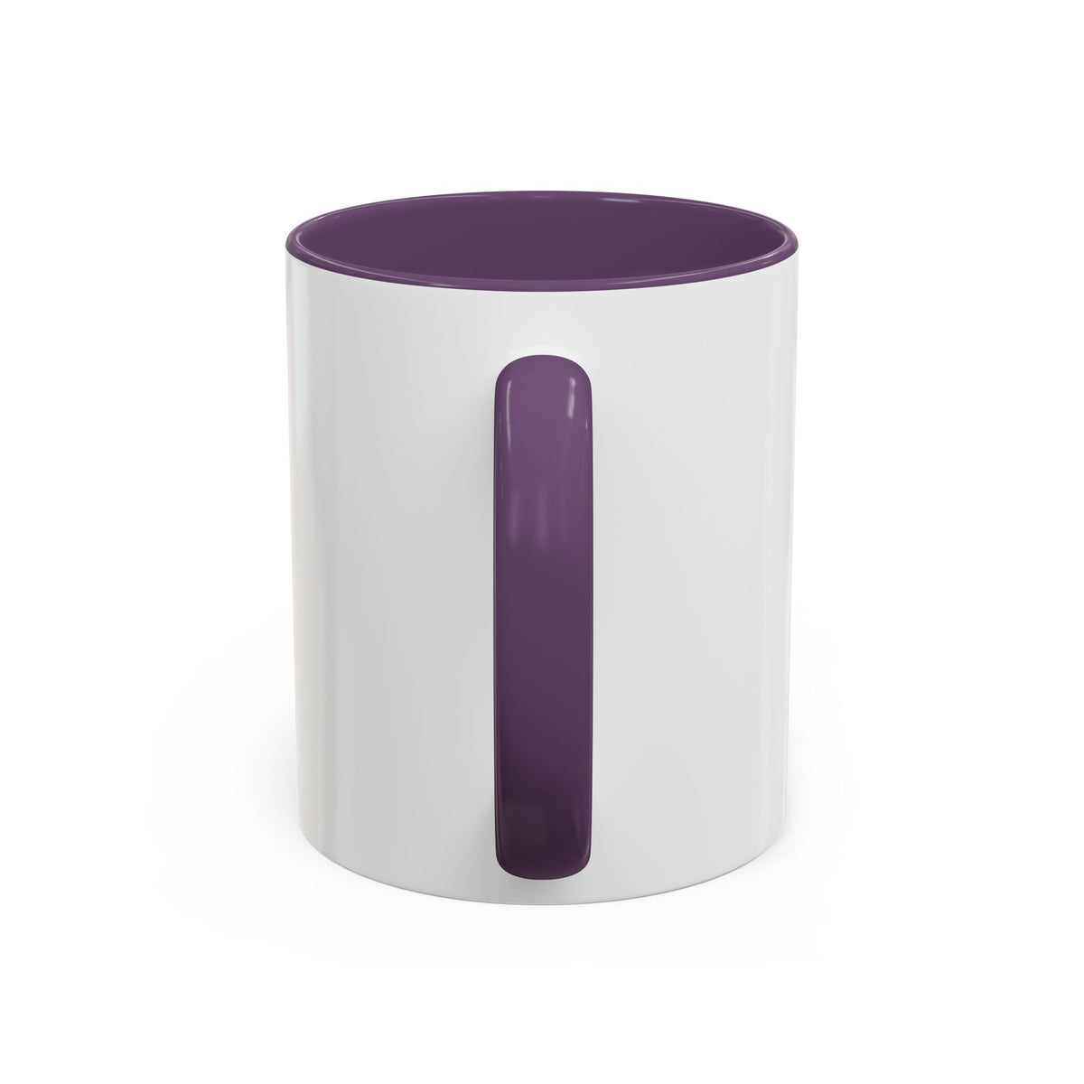 Hearts Desired Decor Accent Coffee Mug — Purple Home & Heart Logo (11/15 oz)