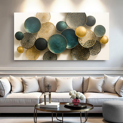 Lotus Leaf Abstract Wall Art VIII Decorative Home