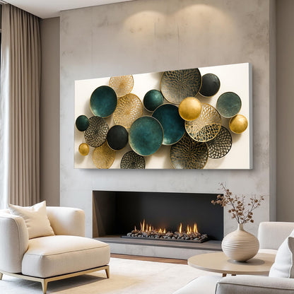 Lotus Leaf Abstract Wall Art VIII Decorative Home