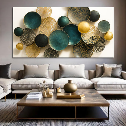 Lotus Leaf Abstract Wall Art VIII Decorative Home