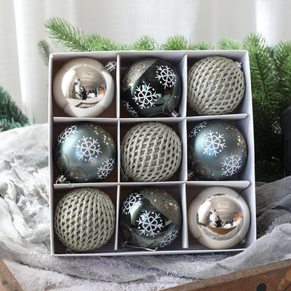 Christmas Ball Set Gift Box Christmas Painting Gift Pack Ball Christmas Tree Decoration Pendant