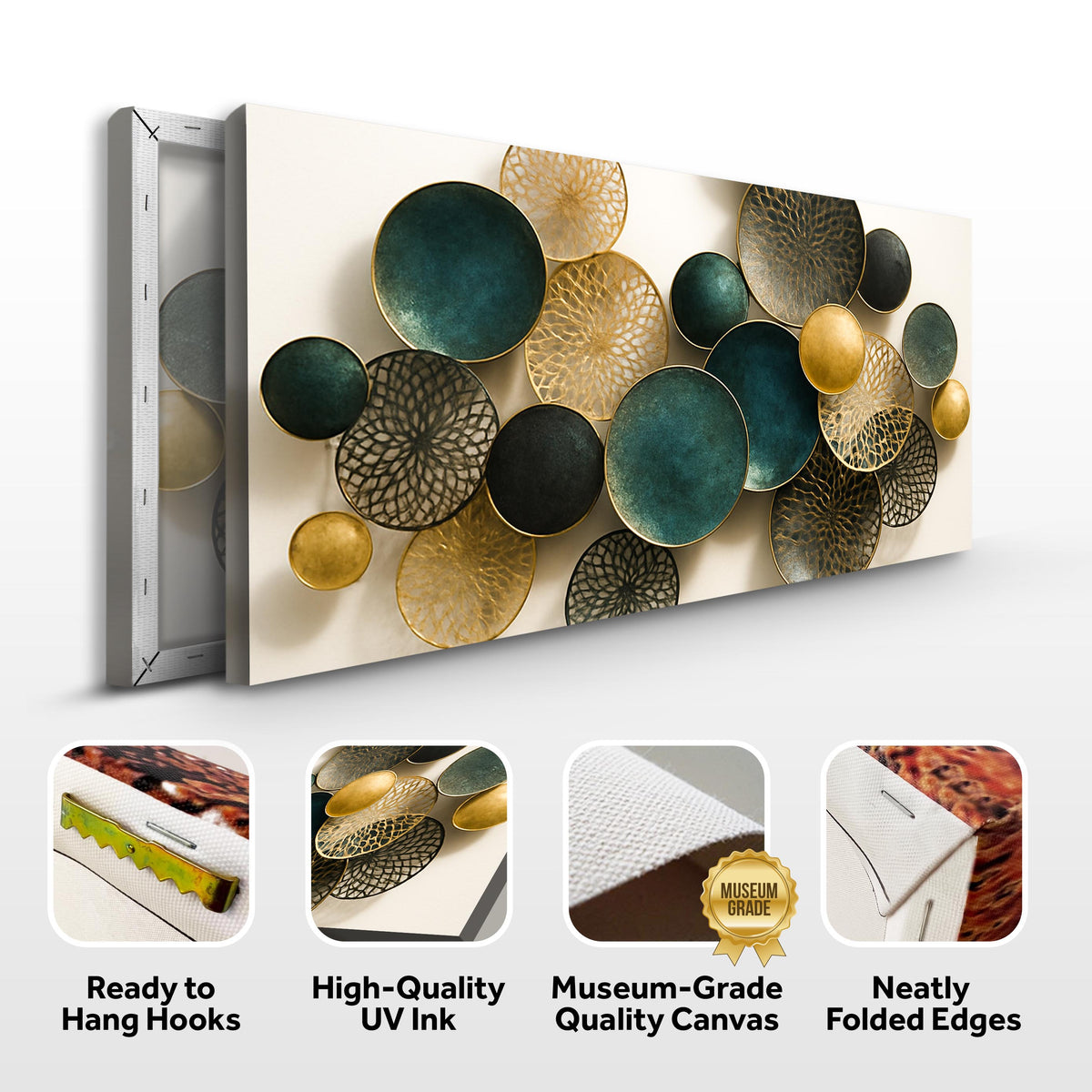 Lotus Leaf Abstract Wall Art VIII Decorative Home