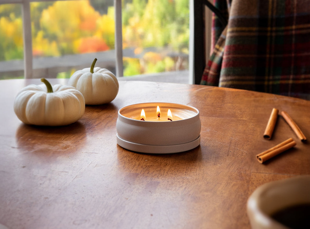 Autumn Heirloom 3-Wick Scented Candle for Home