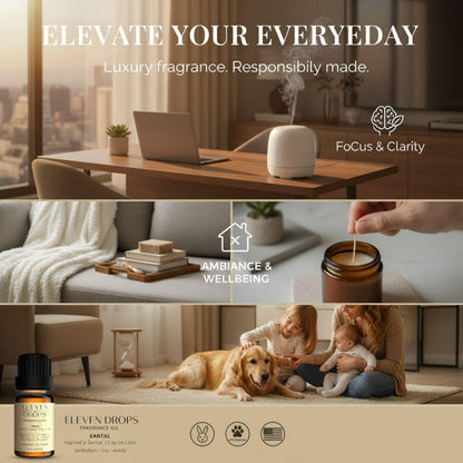 Santal Aroma Diffuser Oil Premium Luxury Fragrance