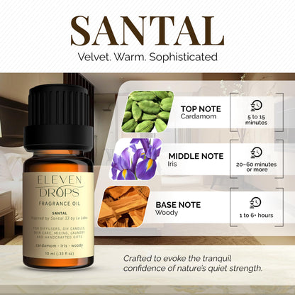 Santal Aroma Diffuser Oil Premium Luxury Fragrance