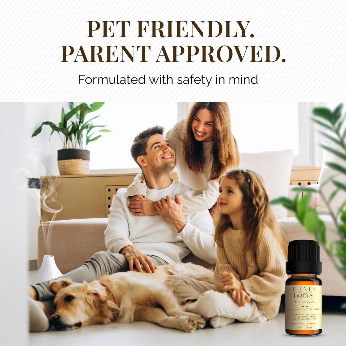 Santal Aroma Diffuser Oil Premium Luxury Fragrance