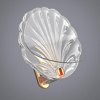 8-Piece Sea Shell Self-Adhesive Decorative Wall Hooks