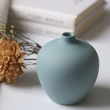 Modern Ceramic Three-Piece Vase Set for Home Decor