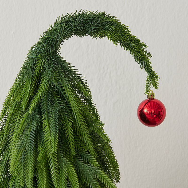 Crooked Neck Christmas Leaves Nobelson Home Small Desktop Ornament