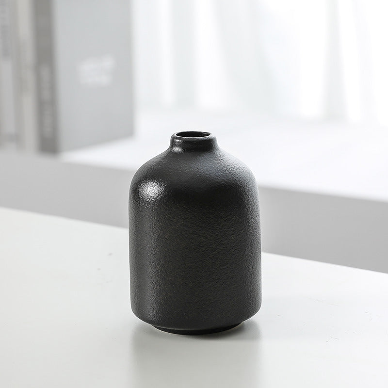 Modern Ceramic Vase Set of Three Decorative Planters