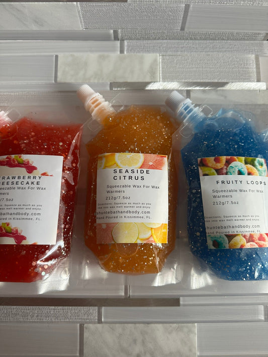 Highly Fragrant Squeezable Wax Melts for Home