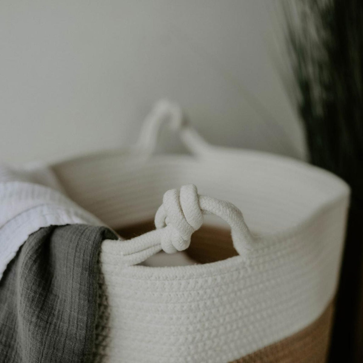 Rope Storage Basket for Home Organization and Decor