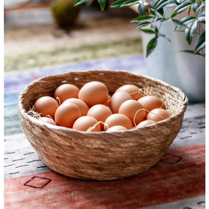 Seagrass Bowl Basket for Home Storage and Display
