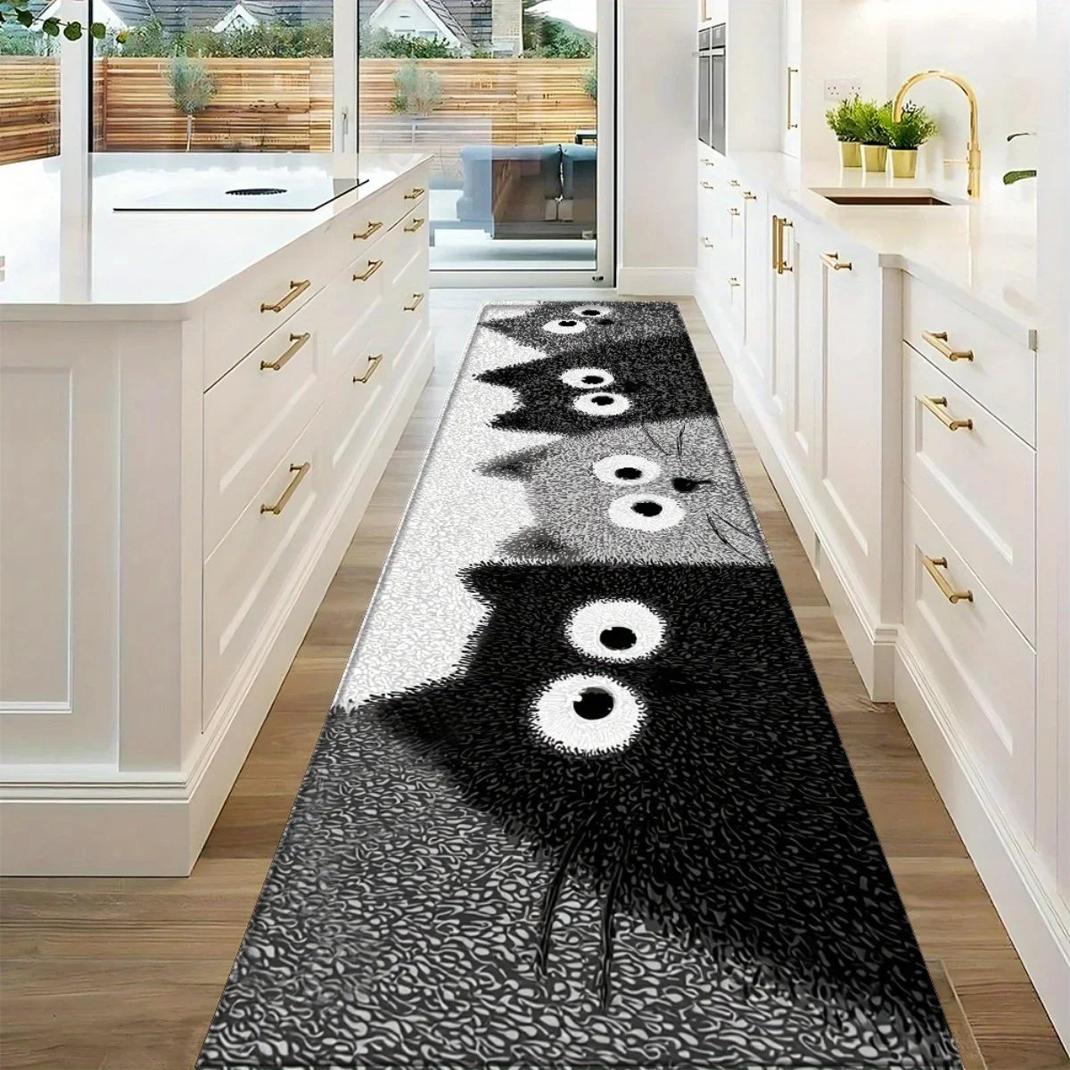 Cartoon Kittens Soft Bathtub Floor Mat