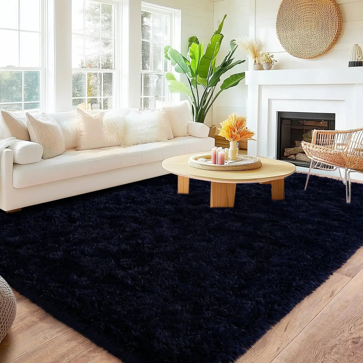 Minimalist Shaggy Soft Fluffy Area Rug