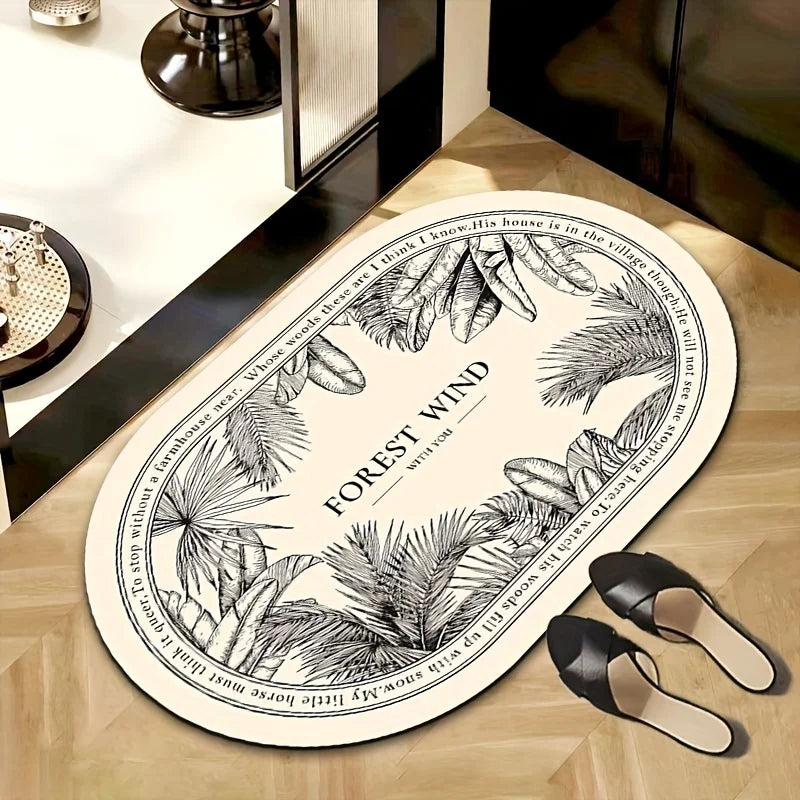 Luxury Absorbent Non-Slip Bathroom Floor Mat
