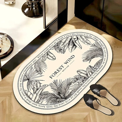 Luxury Absorbent Non-Slip Bathroom Floor Mat
