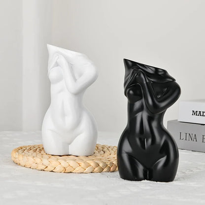 Feminine Body Vase Modern Chic Bohemian Home Decoration