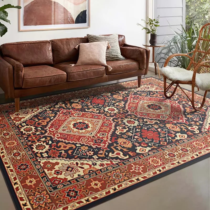 Persian Style Machine Washable Large Area Rug