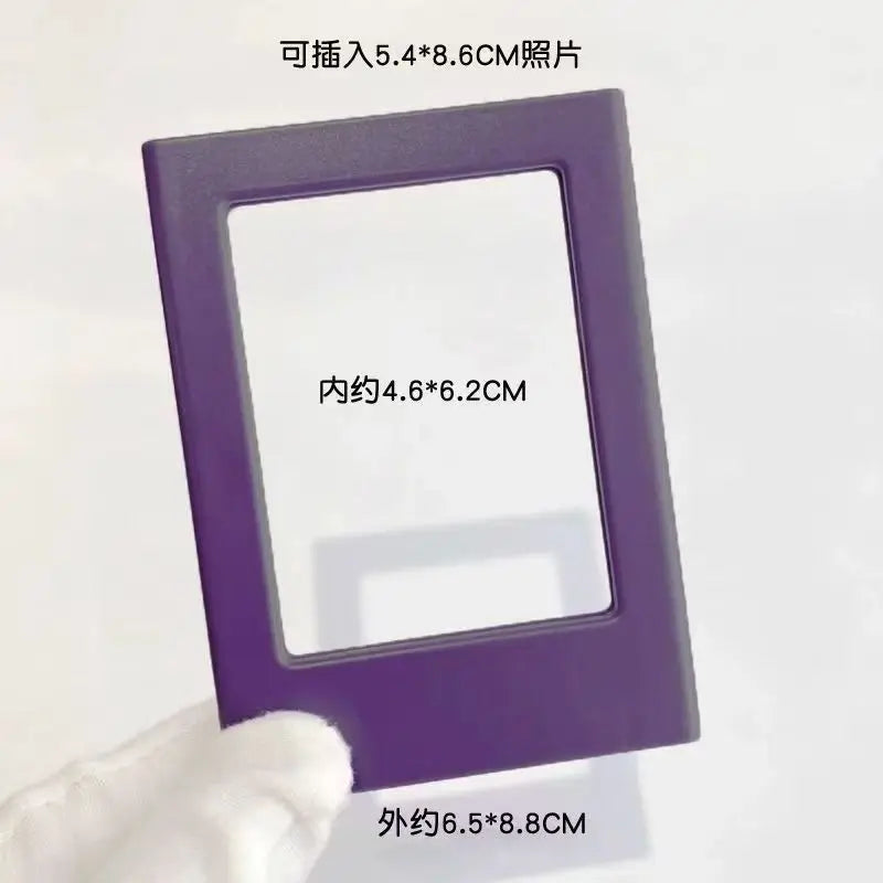Magnetic 3-Inch Refrigerator Picture Frames for Photos