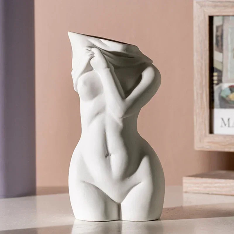 Feminine Body Vase Modern Chic Bohemian Home Decoration