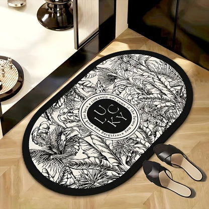 Luxury Absorbent Non-Slip Bathroom Floor Mat