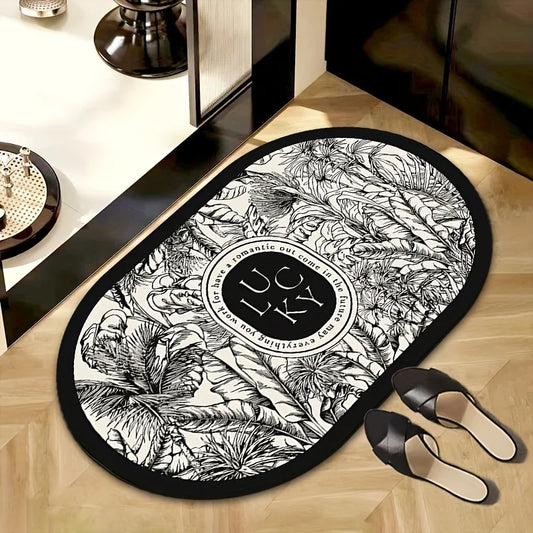 Luxury Absorbent Non-Slip Bathroom Floor Mat