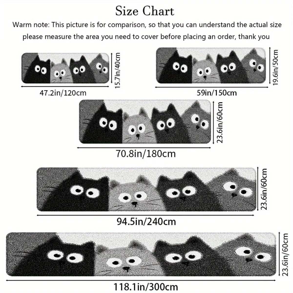 Cartoon Kittens Soft Bathtub Floor Mat