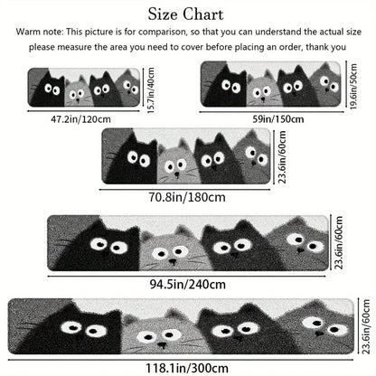 Cartoon Kittens Soft Bathtub Floor Mat