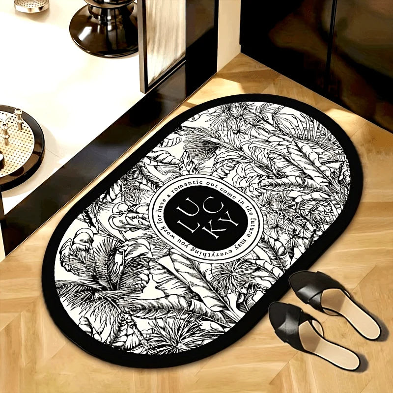 Luxury Absorbent Non-Slip Bathroom Floor Mat
