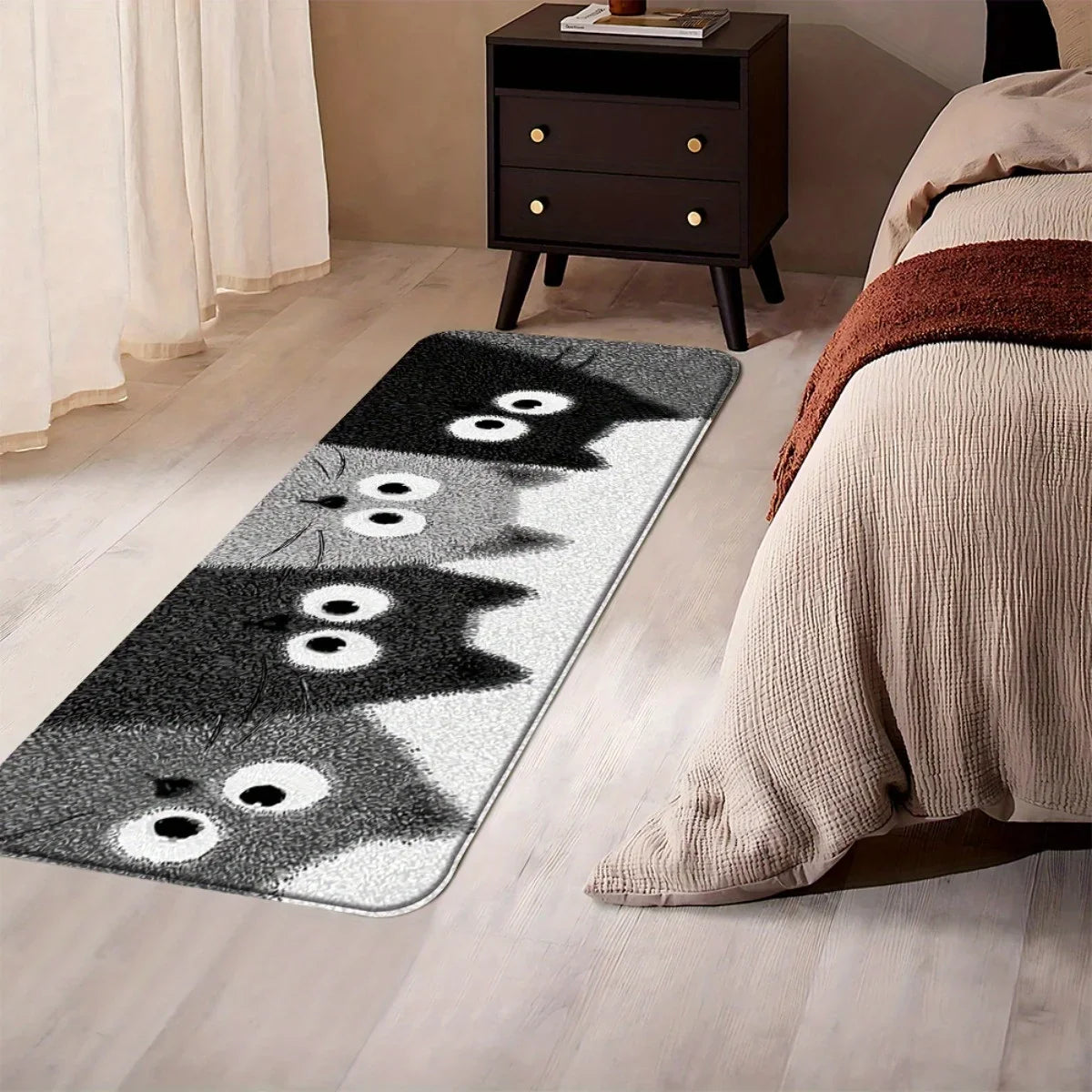Cartoon Kittens Soft Bathtub Floor Mat