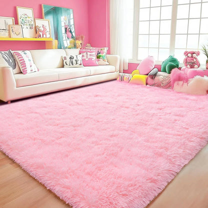 Minimalist Shaggy Soft Fluffy Area Rug