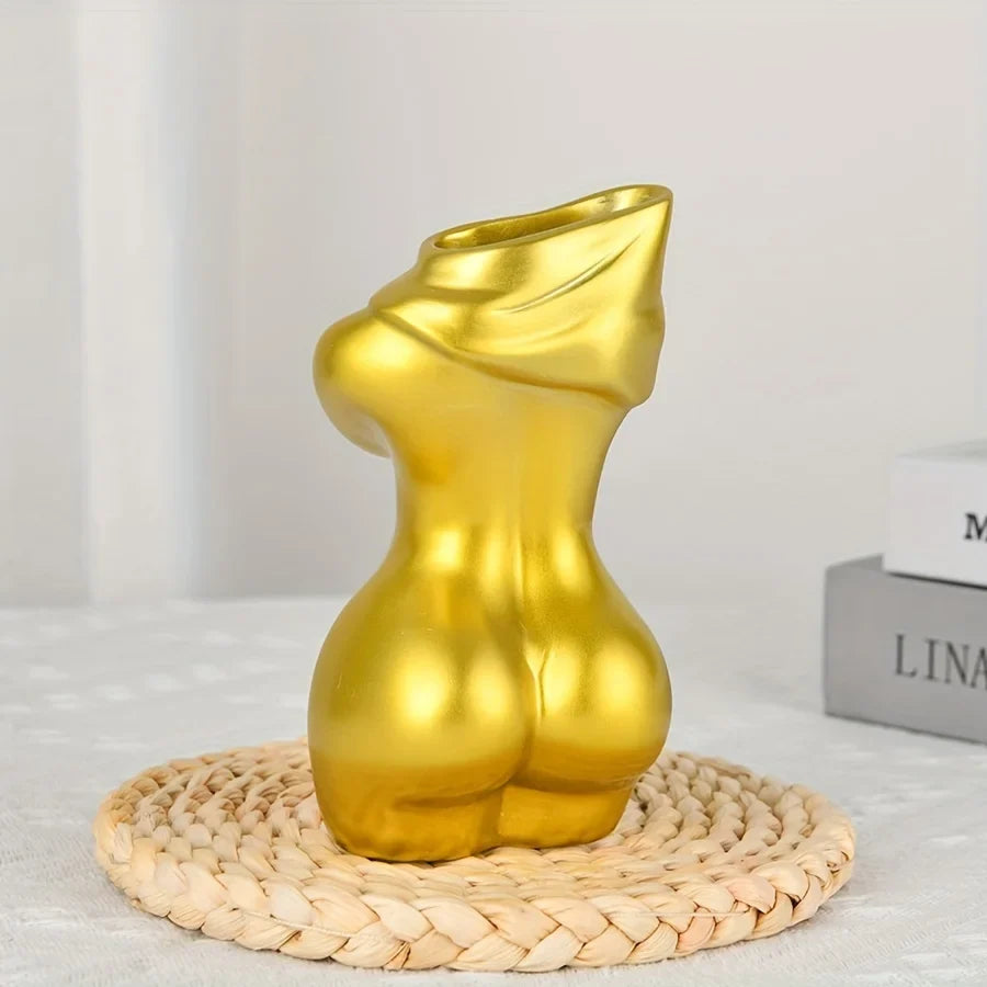 Feminine Body Vase Modern Chic Bohemian Home Decoration