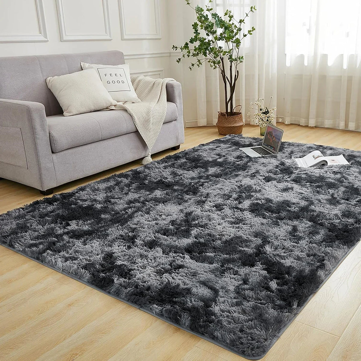 Minimalist Shaggy Soft Fluffy Area Rug