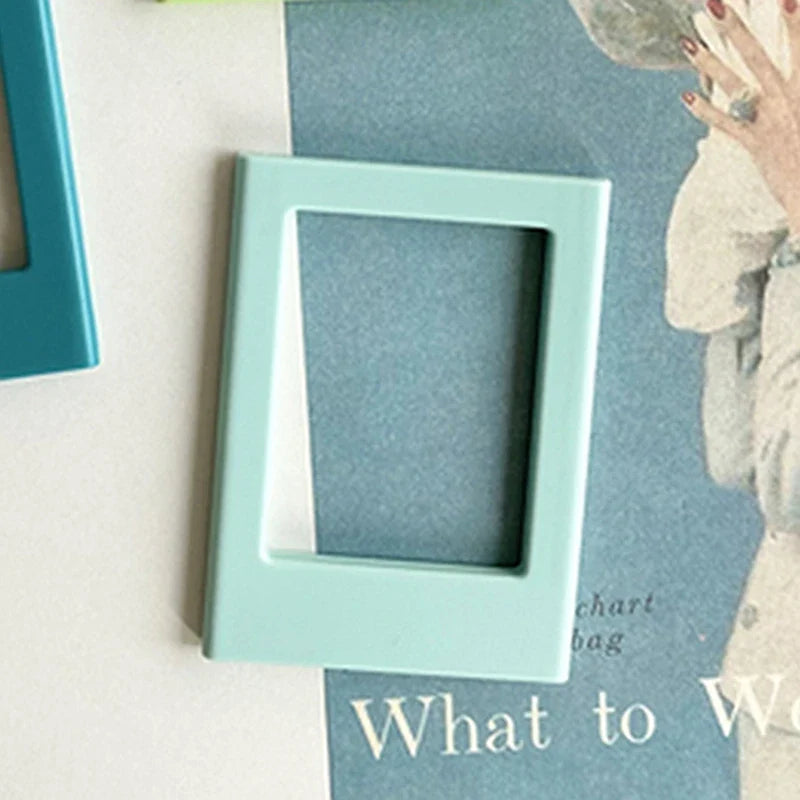 Magnetic 3-Inch Refrigerator Picture Frames for Photos