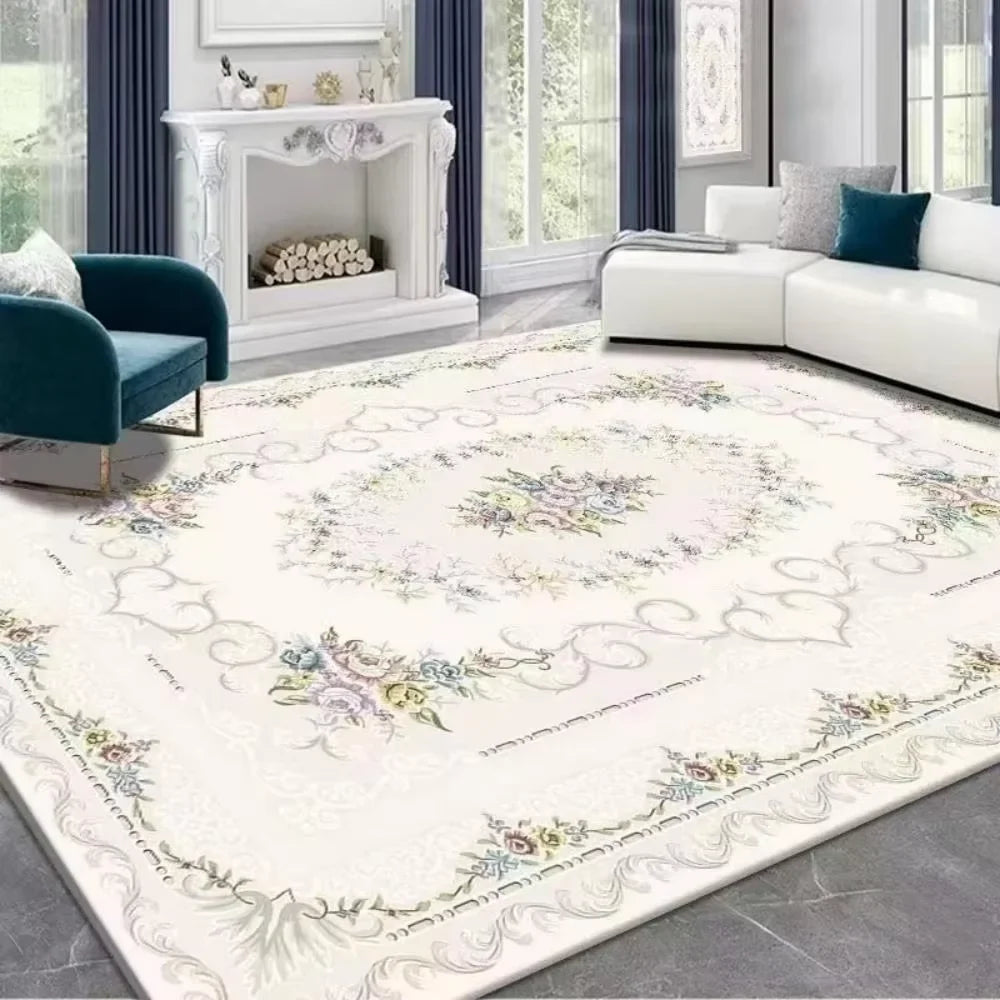 Persian Style Machine Washable Large Area Rug