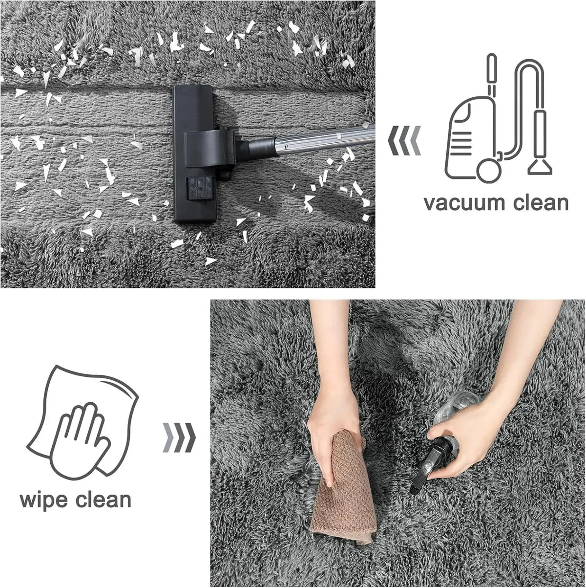 Minimalist Shaggy Soft Fluffy Area Rug