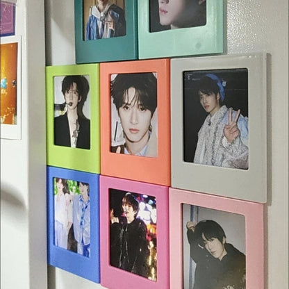 Magnetic 3-Inch Refrigerator Picture Frames for Photos