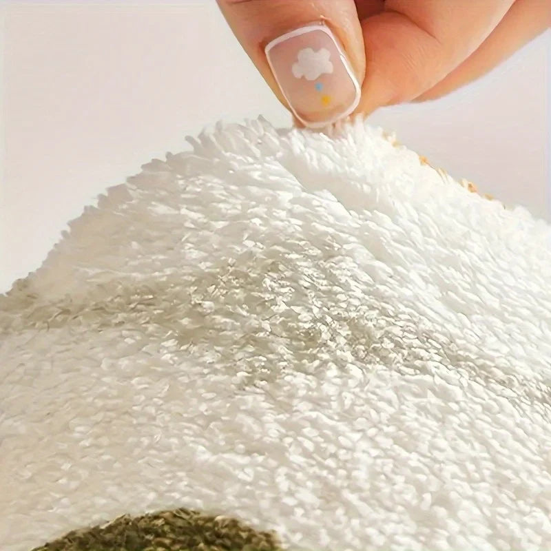 Soft Warm Washable Waterproof Bedside Floor Mat