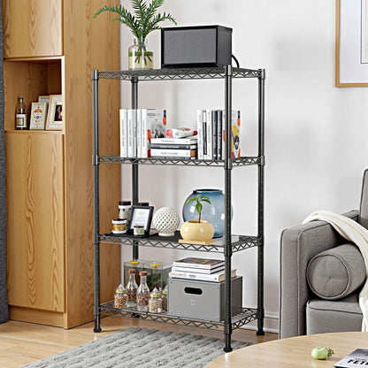 1000-LB Heavy Duty Four-Tier Steel Storage Shelving Organizer