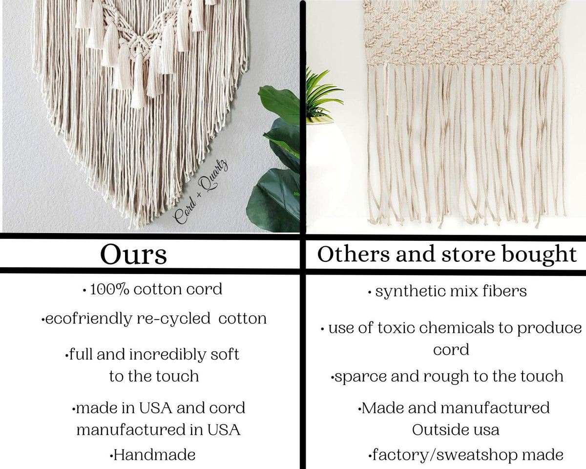 12x20 Macrame Wall Hanging Made to Order Decor