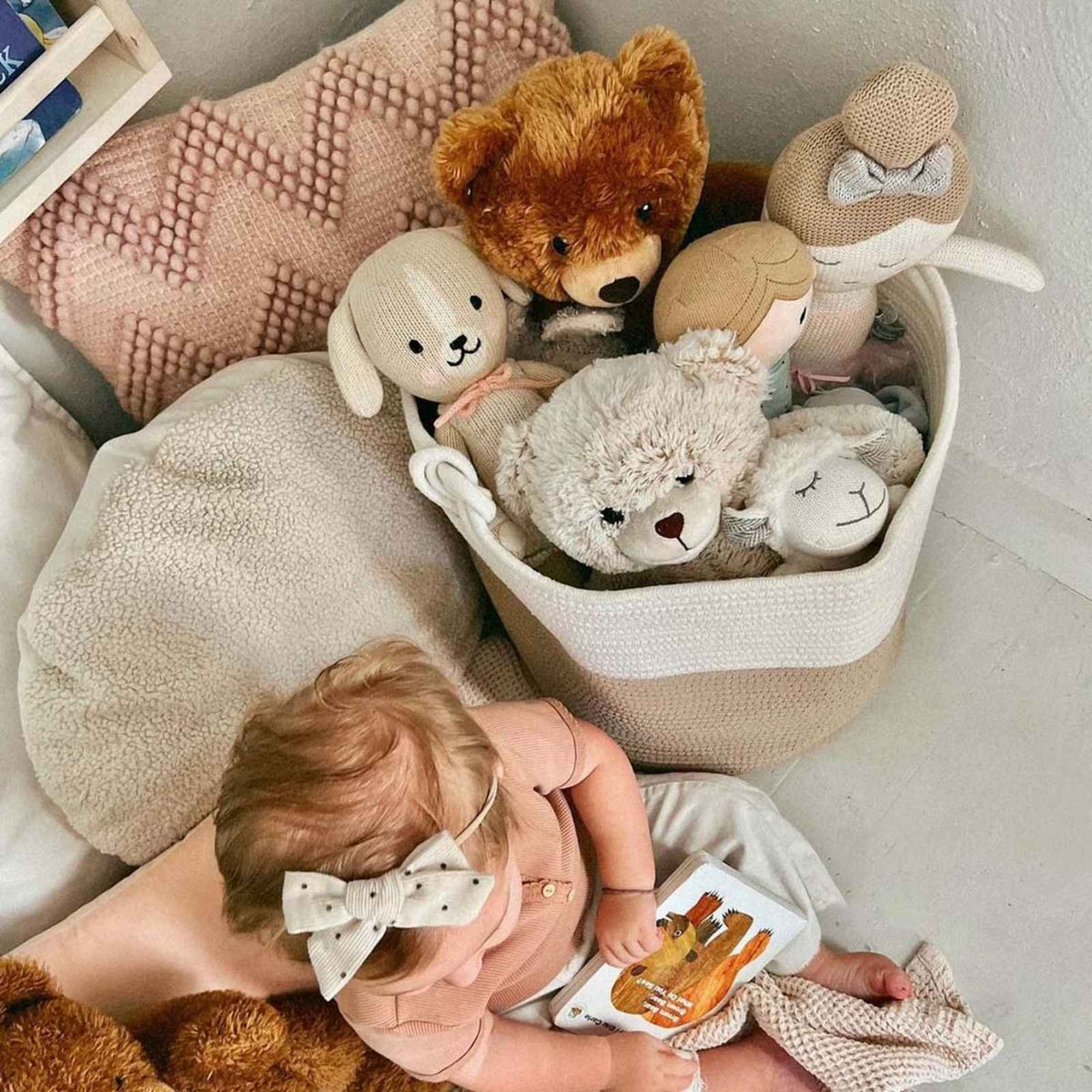 Rope Storage Basket for Home Organization and Decor