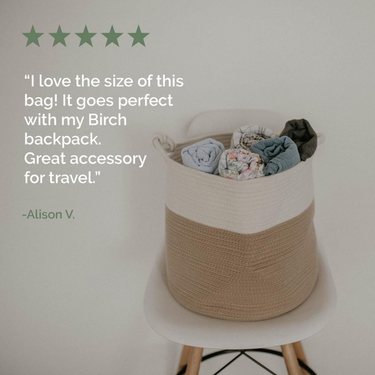 Rope Storage Basket for Home Organization and Decor